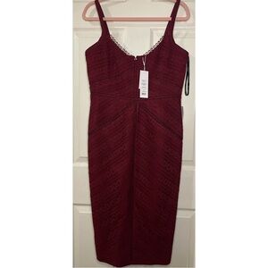 jade lace spliced pencil dress - EVERNEW MELBOURNE (H&M)